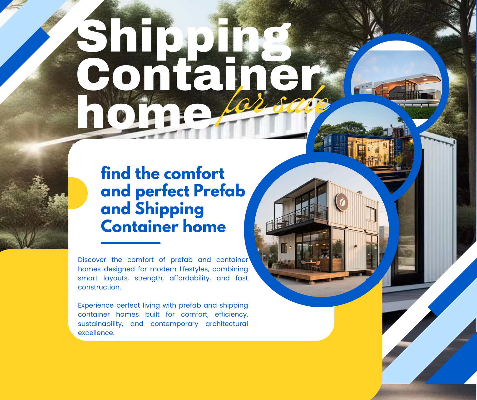 Shipping Container Homes, Villas & Prefabricated Buildings: Redefining Modern Construction