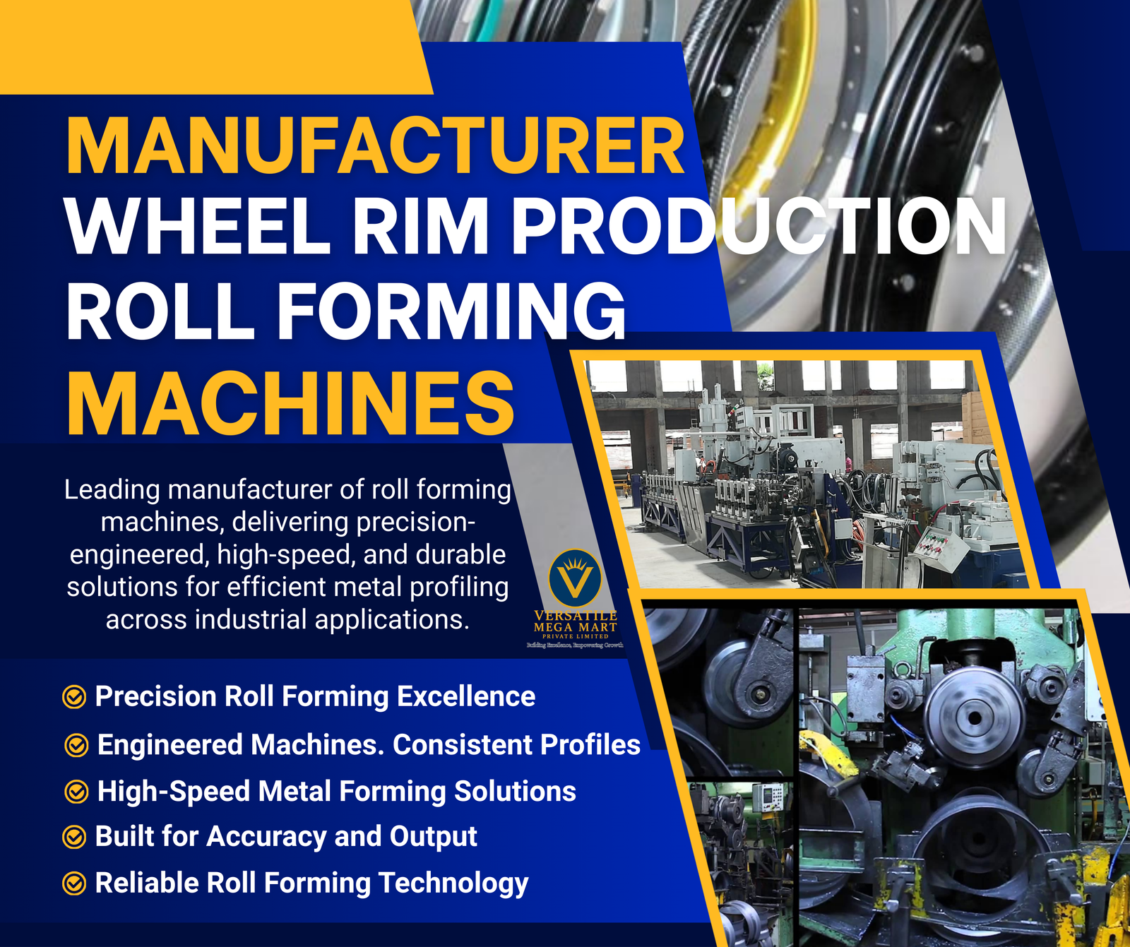 Wheel Rim Production Roll Forming Machines